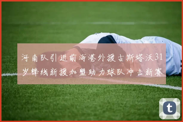 河南队引进前海港外援古斯塔沃31岁锋线新援加盟助力球队冲击新赛季